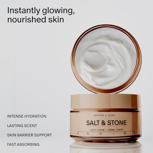 Body Cream for Dry Skin Women & Men Saffron & Cedar