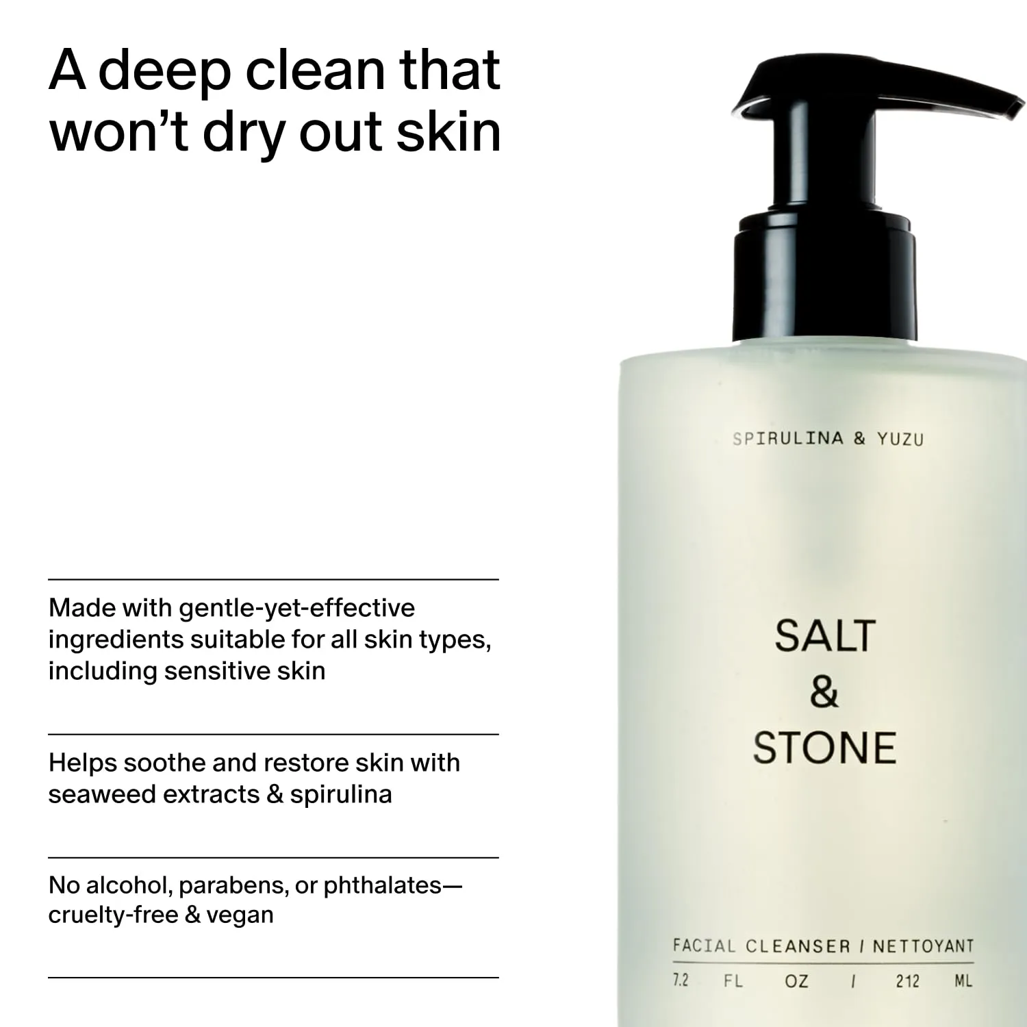 Spirulina & Yuzu Facial Cleanser