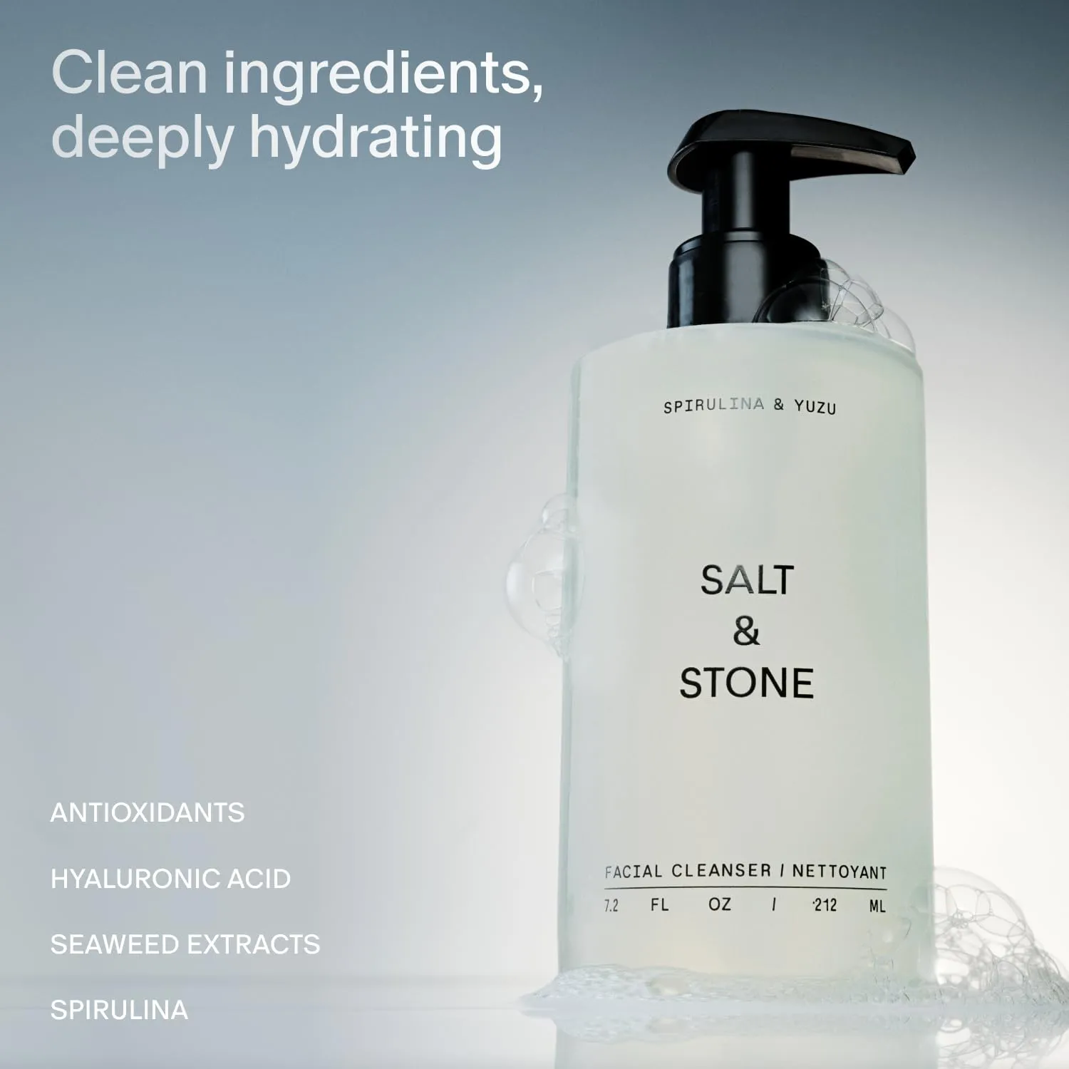 Spirulina & Yuzu Facial Cleanser