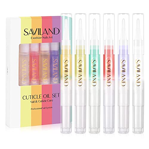 Natural Cuticle Oil Pen 6Pcs Vitamin E