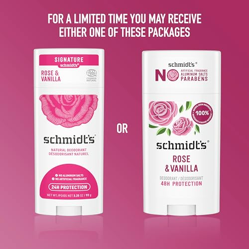 Aluminum-Free Deodorant Rose Vanilla