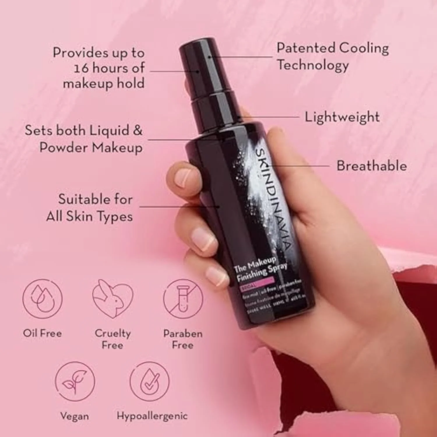 Skindinavia The Makeup Finishing Spray, Oil Control Makeup Setting Spray