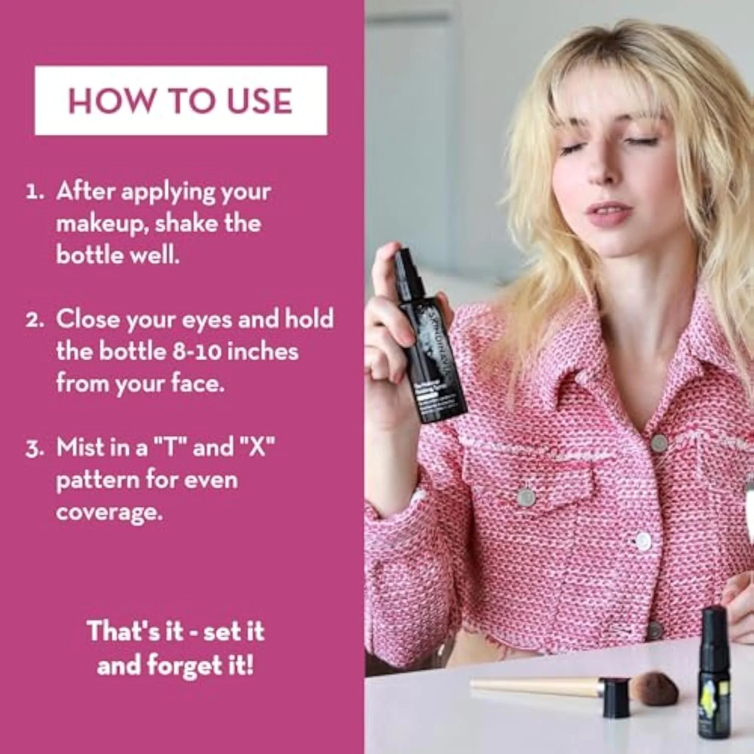 Skindinavia The Makeup Finishing Spray, Oil Control Makeup Setting Spray
