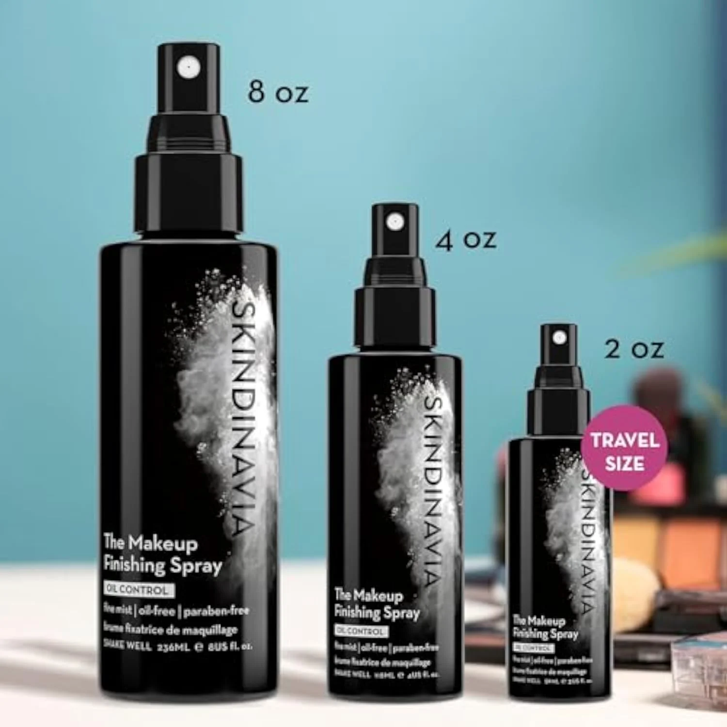 Skindinavia The Makeup Finishing Spray, Oil Control Makeup Setting Spray