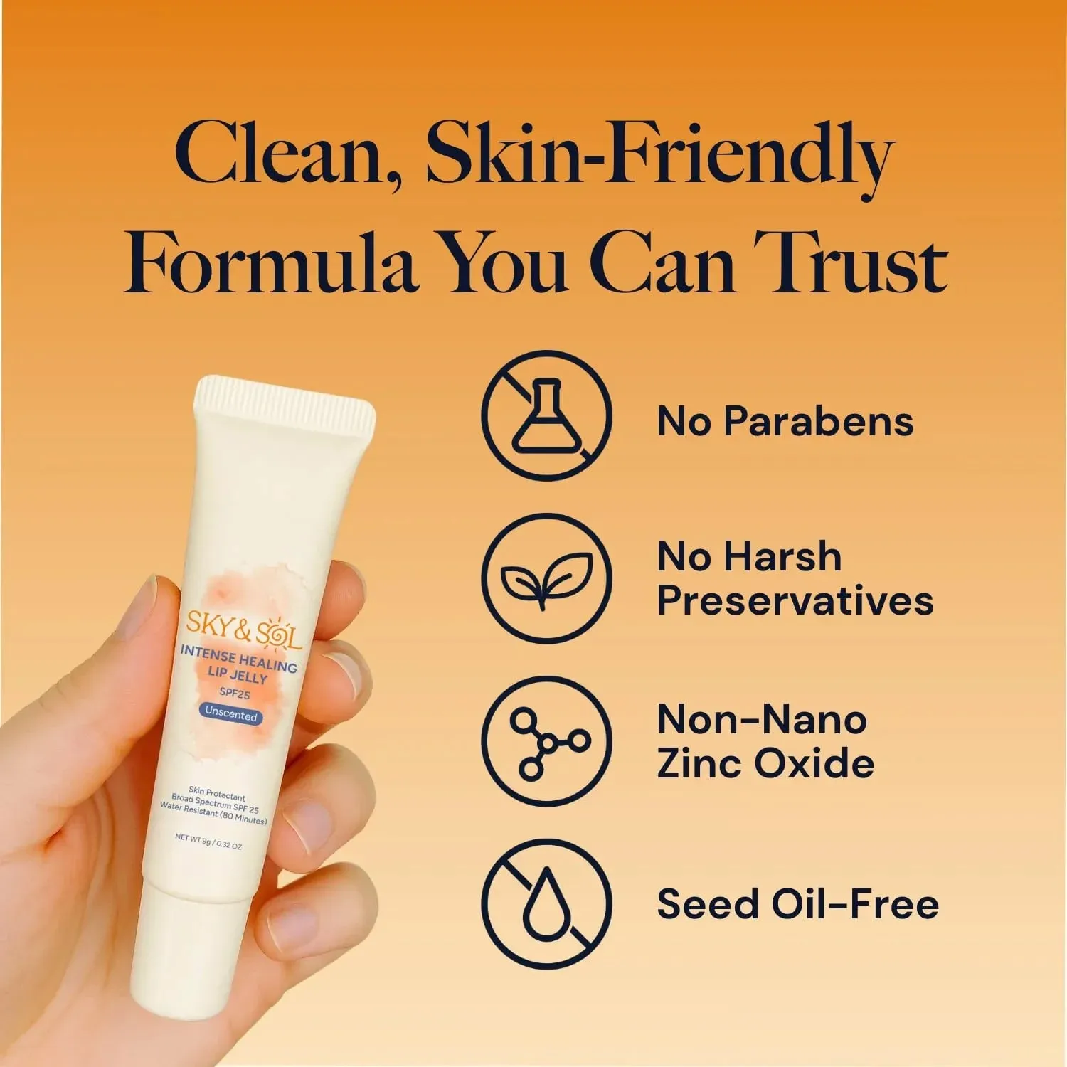 Lip Jelly SPF 25 – 3 Pack Natural Hydrating Lip Balm