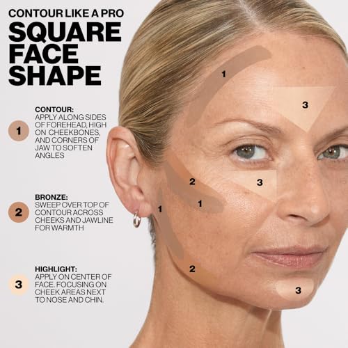 Step-By-Step Contour Palette | Sculpt + Glow All-In-One Contour Kit with Blendable + Build