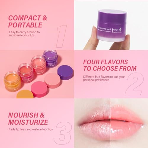 Hydrating Sleeping Lip Mask for Intense Overnight Moisture. (1