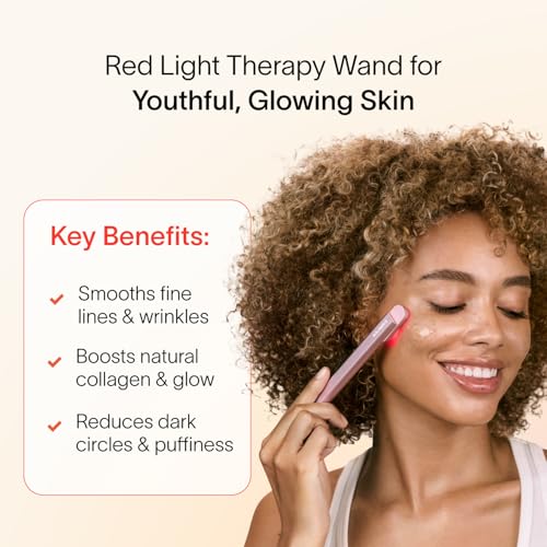 4-in-1 Radiant Renewal Red Light Therapy Wand & Renew Complex Activation Serum | Beauty De