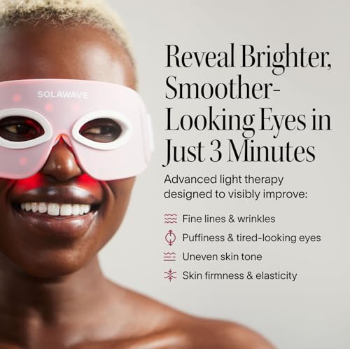 Red Light Eye Mask - LED with Amber