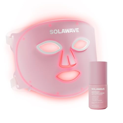 Red Light Therapy Face Mask And LightBoost Face & Neck Serum Kit