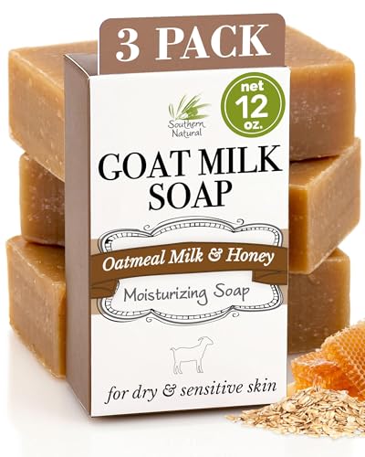 Goat Milk Soap Bar Oatmeal Milk & Honey