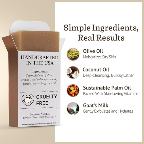 Goat Milk Soap Bar Oatmeal Milk & Honey