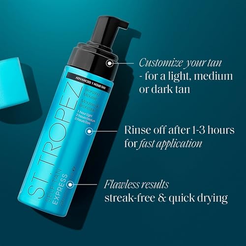 St.Tropez Light/Medium/Dark 1-3 hr Express Mousse for a Streak-Free