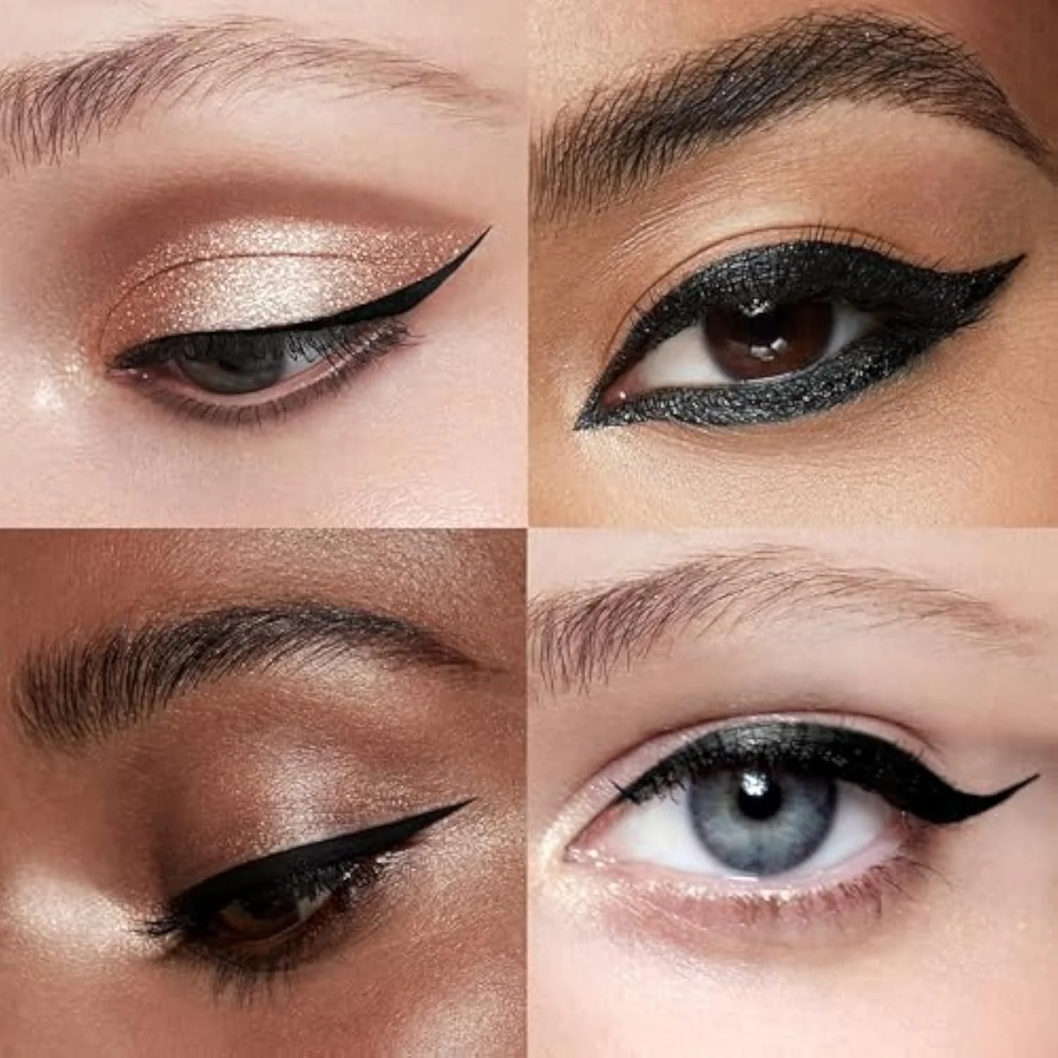 Waterproof Liquid Eye Liner, Stay All Day Makeup with Fine Brush Tip | Lasting Satin Finish, Smudge-Proof & Transfer-Resistant