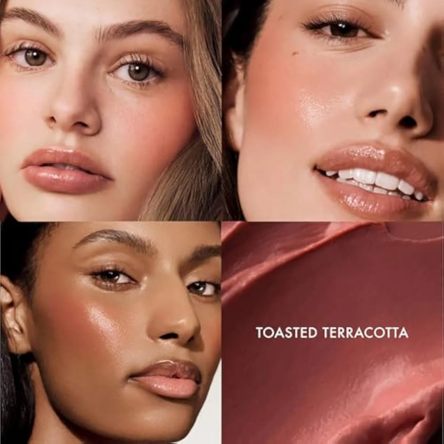 Blush Butter Balm - Skincare-Infused Hydrating Cream Blush with Hyaluronic Acid, Ceramides, & Shea Butter for a Dewy Flush of Color - Cheek and Lip Tint - Toasted Te