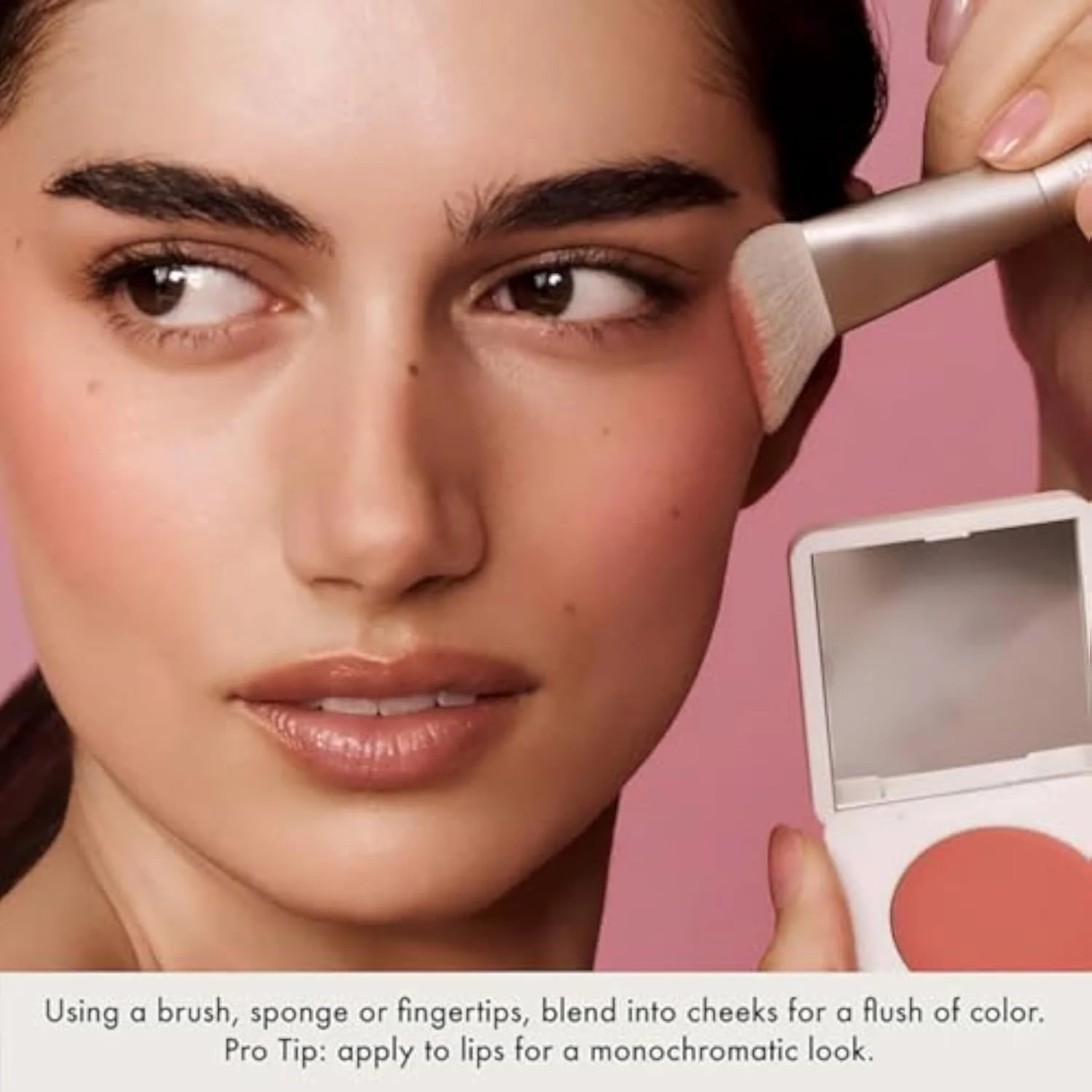 Blush Butter Balm - Skincare-Infused Hydrating Cream Blush with Hyaluronic Acid, Ceramides, & Shea Butter for a Dewy Flush of Color - Cheek and Lip Tint - Toasted Te