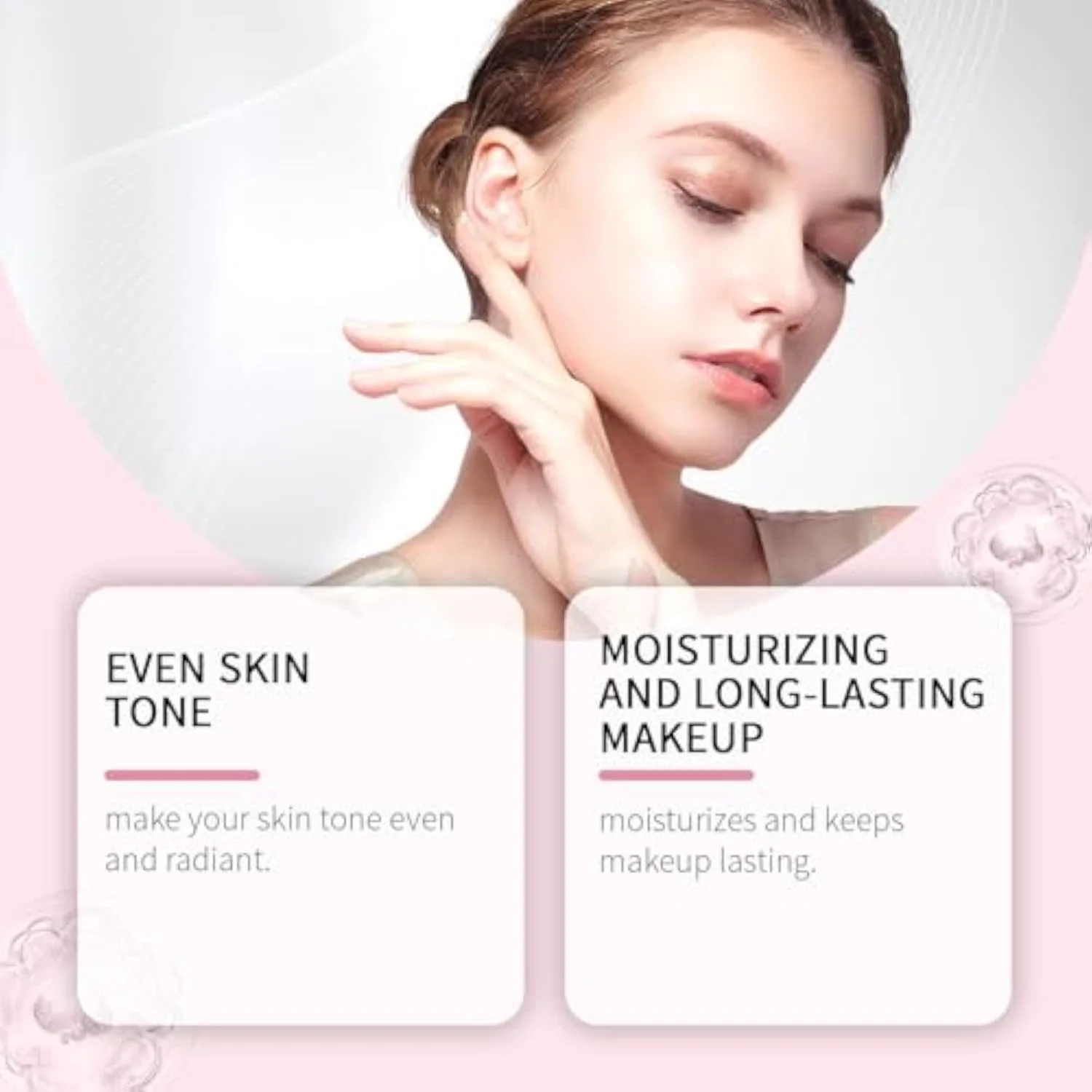 CC Cream, Korean CC Cream, Corrects Skin Tone, Lightweight and Moisturizing, All-Around Coverage Foundation, Specially Formulated for Mature Women, Suitable for All Skin T