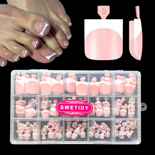 SWETIDAY Toe Nail Tips Press on
