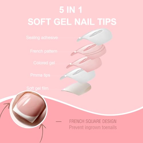 SWETIDAY Toe Nail Tips Press on