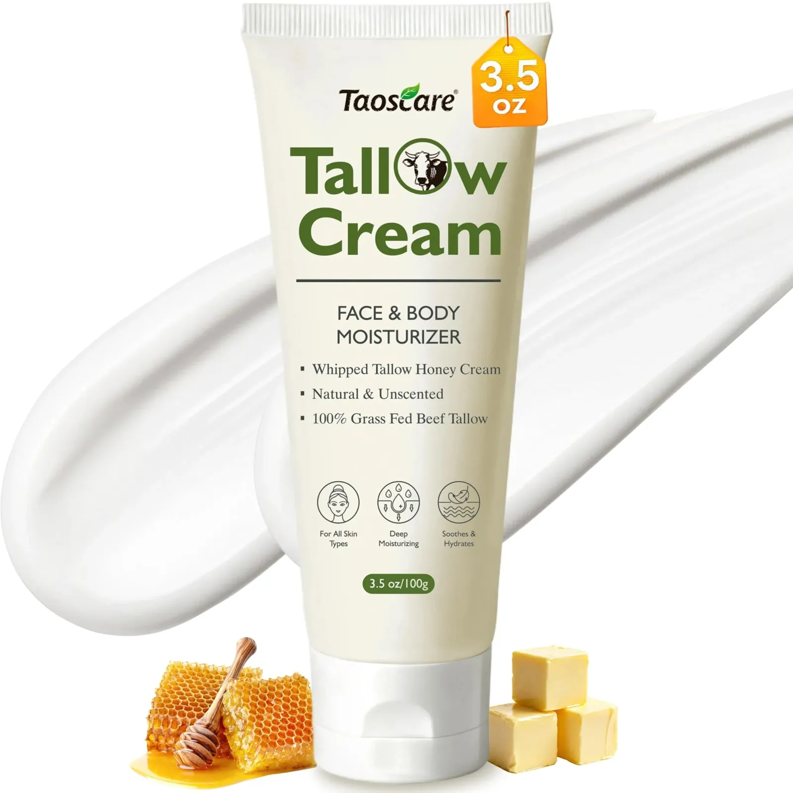 100% Grass-Fed Whipped Tallow Balm
