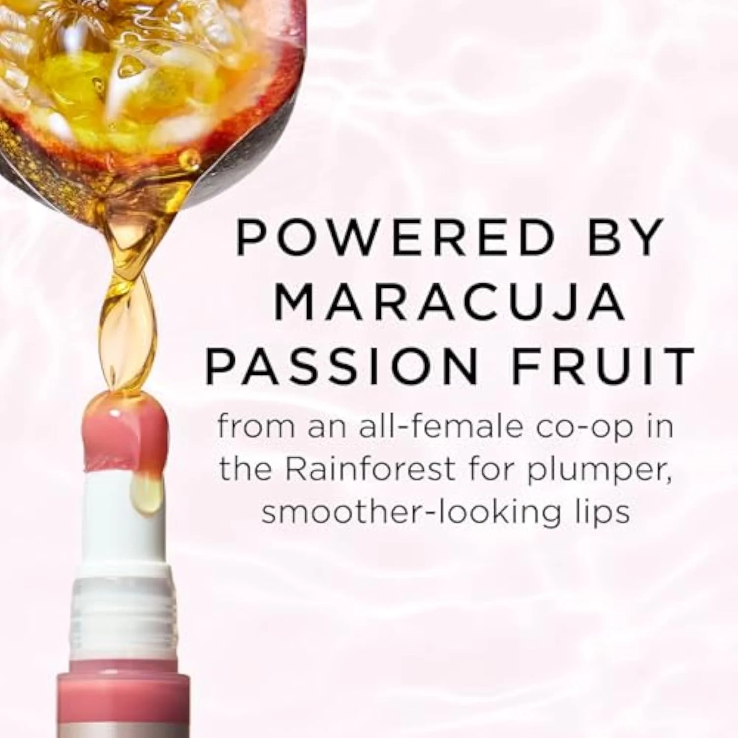 maracuja juicy plumping lip oil - Hydrating & Volumizing Lip Plumper Gloss Balm with Nourishing Hyaluronic Acid, Plumps & Moisturizes, Vegan & Cruelty-Free, full size, petal