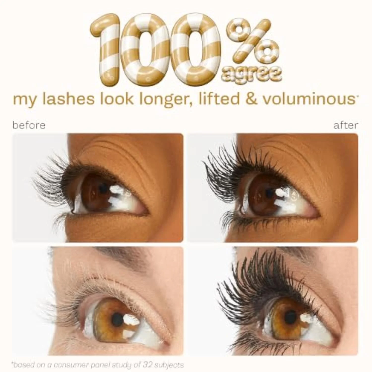 tartelette XL tubing mascara – Lash Extensions in a Tube with Peptide, Extra-Bold Buildable Length & Volume, Smudge-Proof Longwear, Easy-to-Remove, Vegan & Cruelty-Free, full