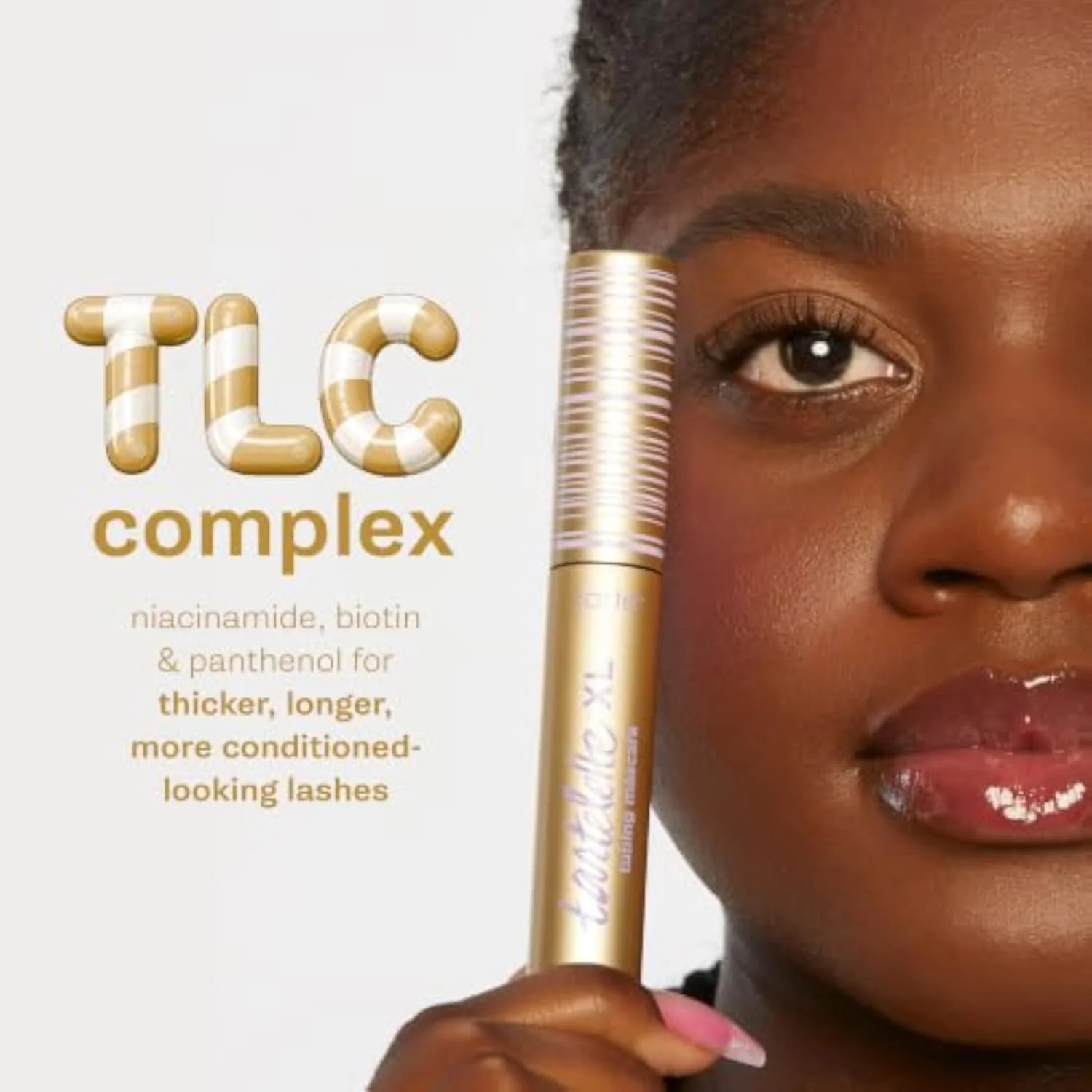 tartelette XL tubing mascara – Lash Extensions in a Tube with Peptide, Extra-Bold Buildable Length & Volume, Smudge-Proof Longwear, Easy-to-Remove, Vegan & Cruelty-Free, full