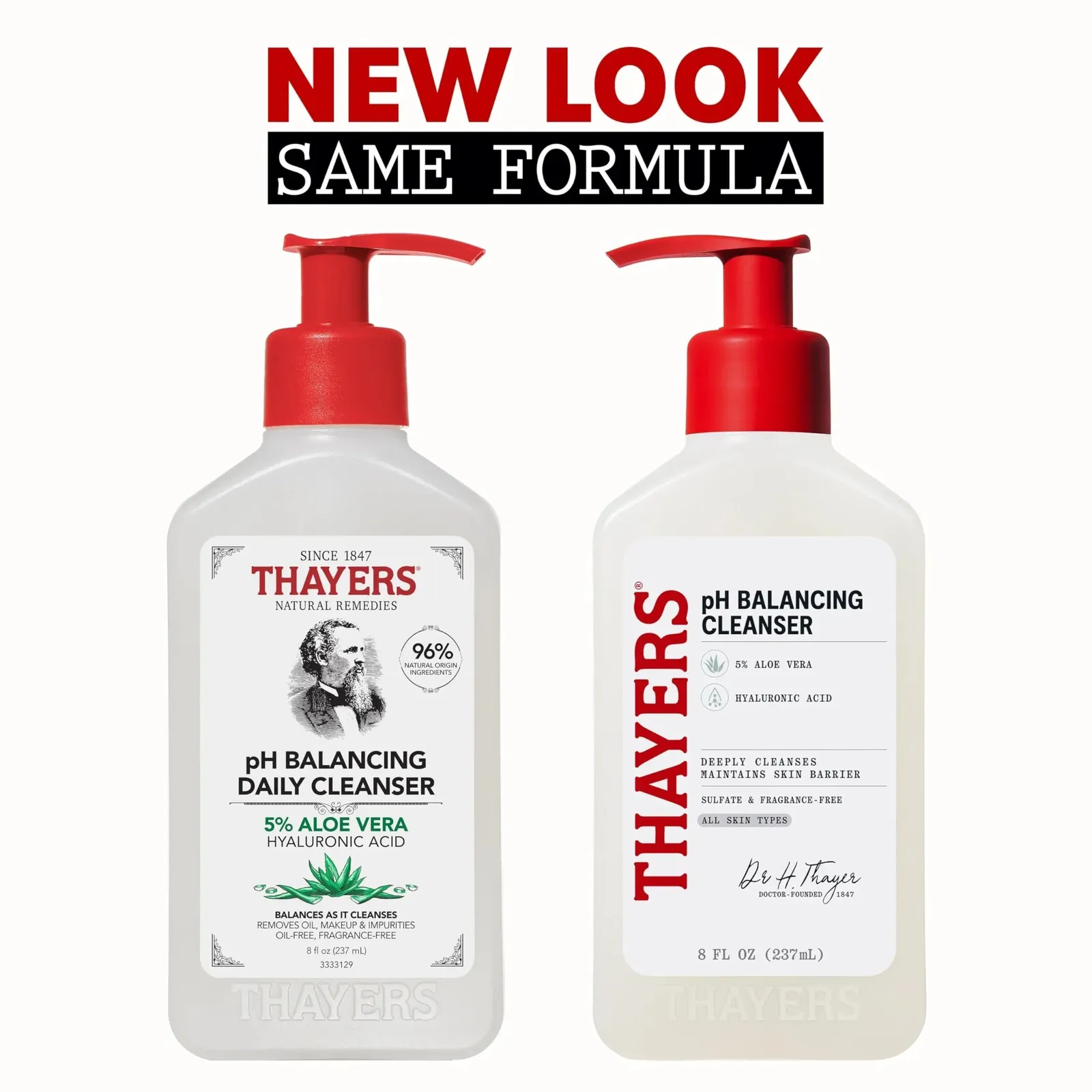 pH Balancing Daily Cleanser, Face Wash with Aloe Vera