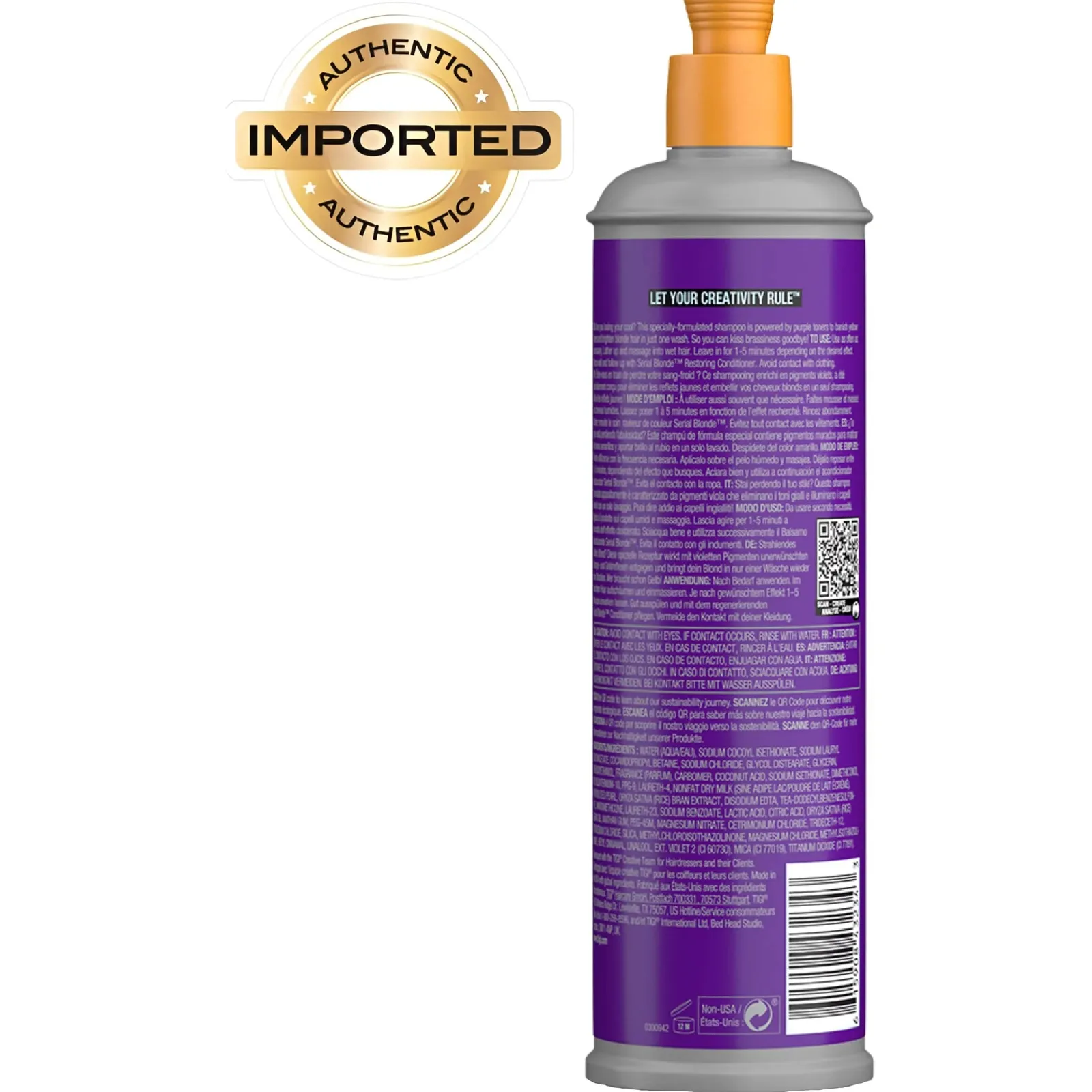 Bed Head Purple Toning Shampoo
