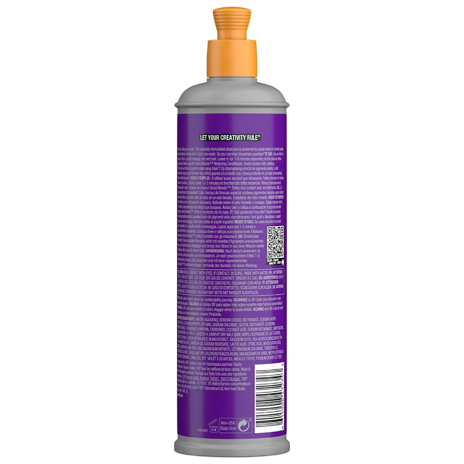 Bed Head Purple Toning Shampoo