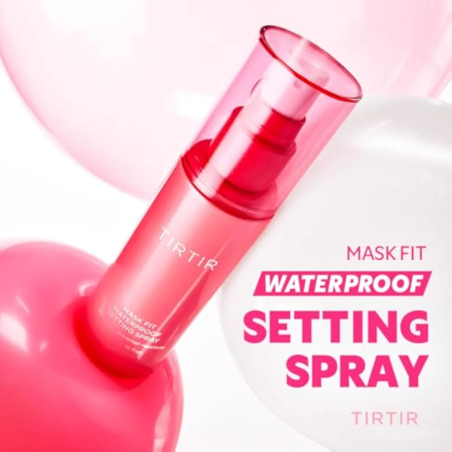 Waterproof Setting Spray – 24 Hour Long Lasting Fix, Sweatproof Water Resistant Makeup Finisher – Ethanol Free, Semi Matte Finish for Oily Skin – Korean Makeup Fixer