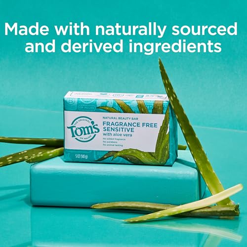 Natural Beauty Bar Soap, Fragrance Free, 5 oz (6 Pack)