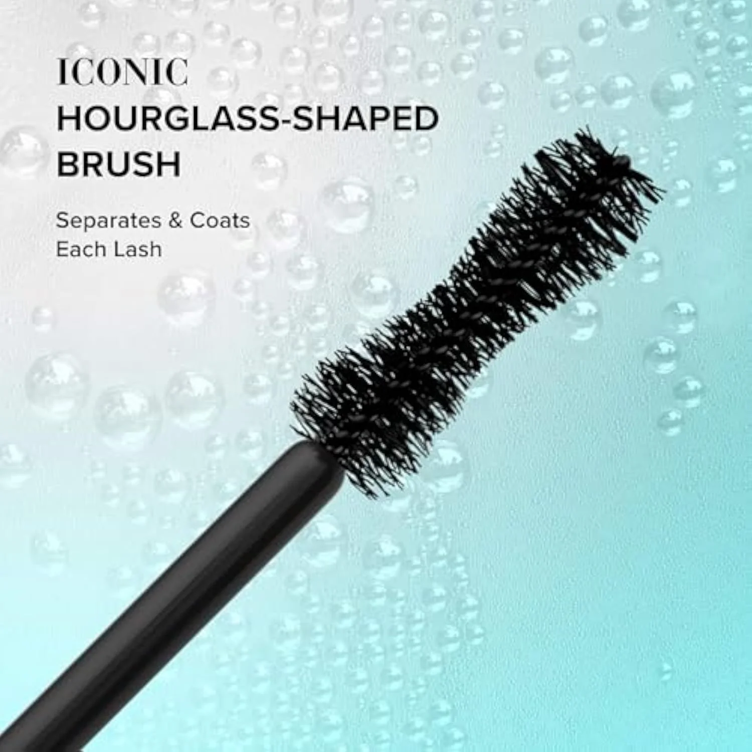Better Than Sex Waterproof Mascara | Volumizing and Lengthening Waterproof Mascara + Hourglass Brush | Formula for Dramatic Lashes | Cruelty-Free Eye Makeup, Black, Trave