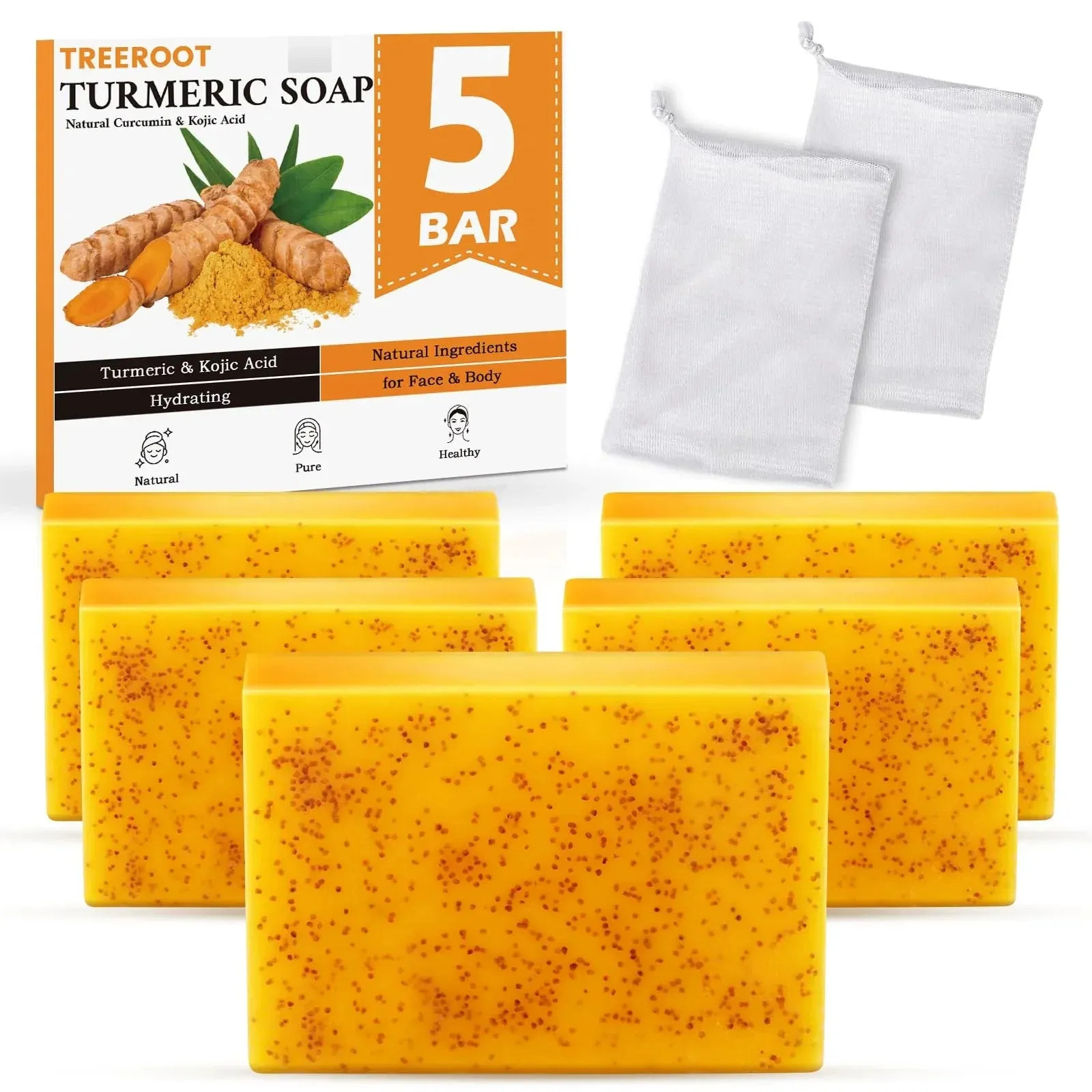Turmeric & Kojic Acid Soap 5-Pack