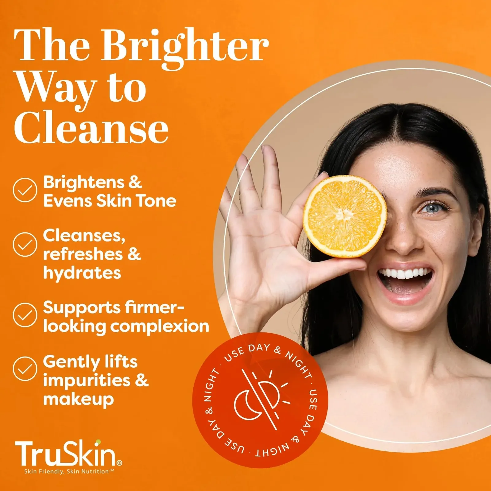 Vitamin C Cleanser Face Wash with Vitamins C & E, Rosehip Oil, Aloe Vera