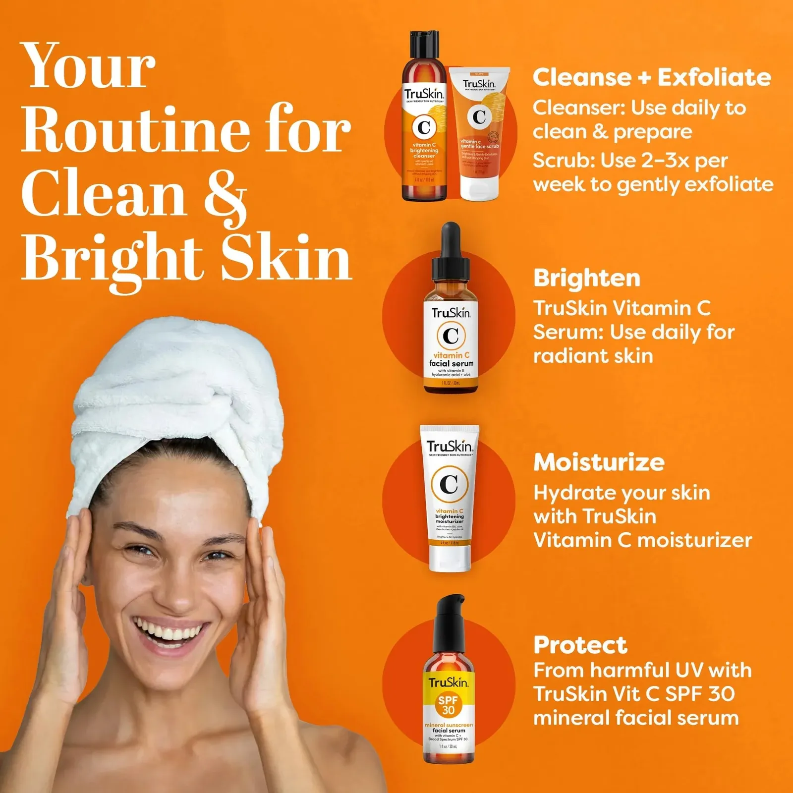 Vitamin C Cleanser Face Wash with Vitamins C & E, Rosehip Oil, Aloe Vera