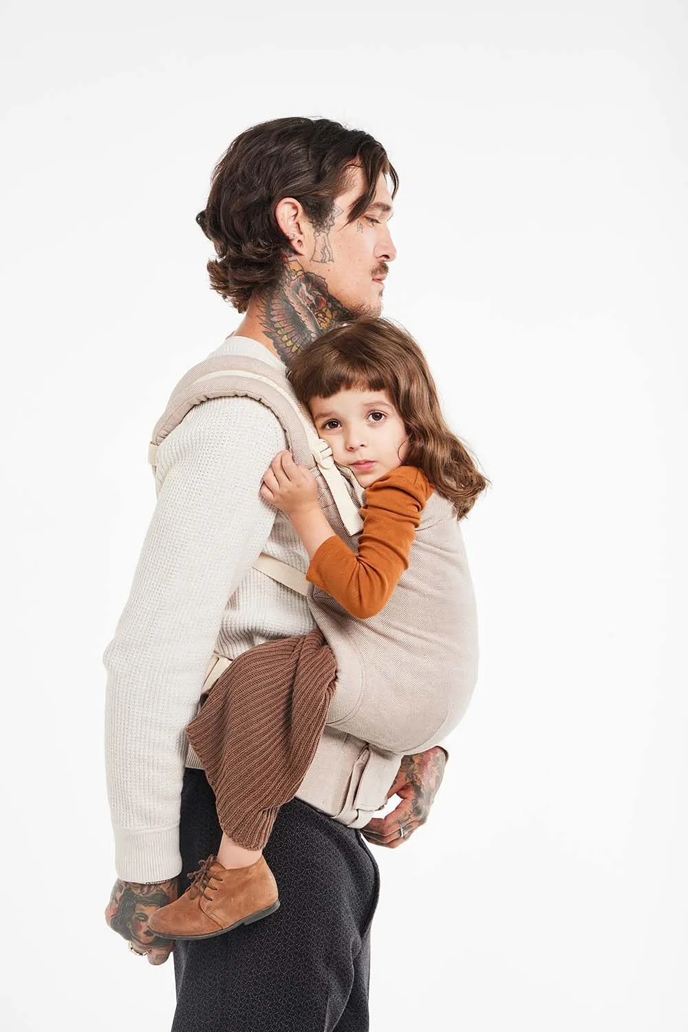 Sand Linen Toddler Carrier