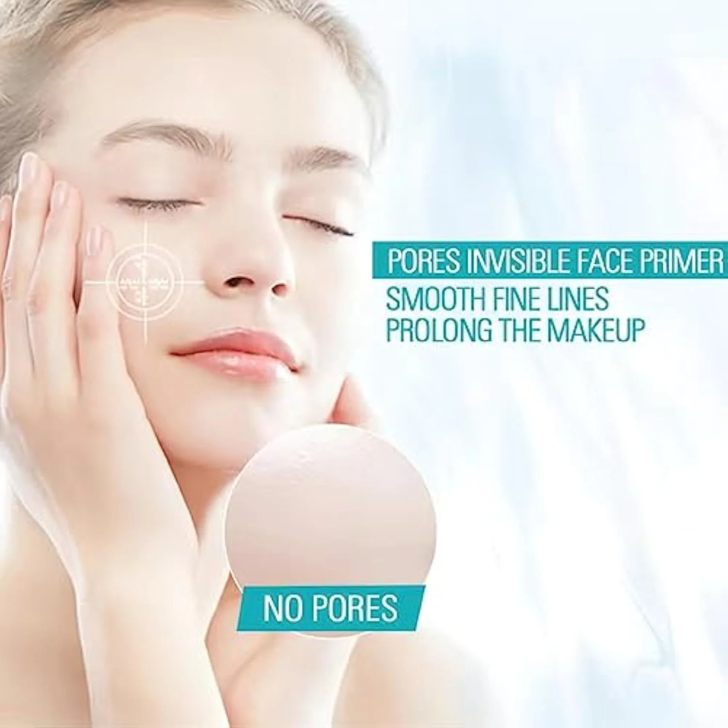 Oil Control Pore Minimizing Face Primer, 20ml Matte Finish Makeup Base with Dimethicone for Smooth Skin, Vegan & Cruelty Free