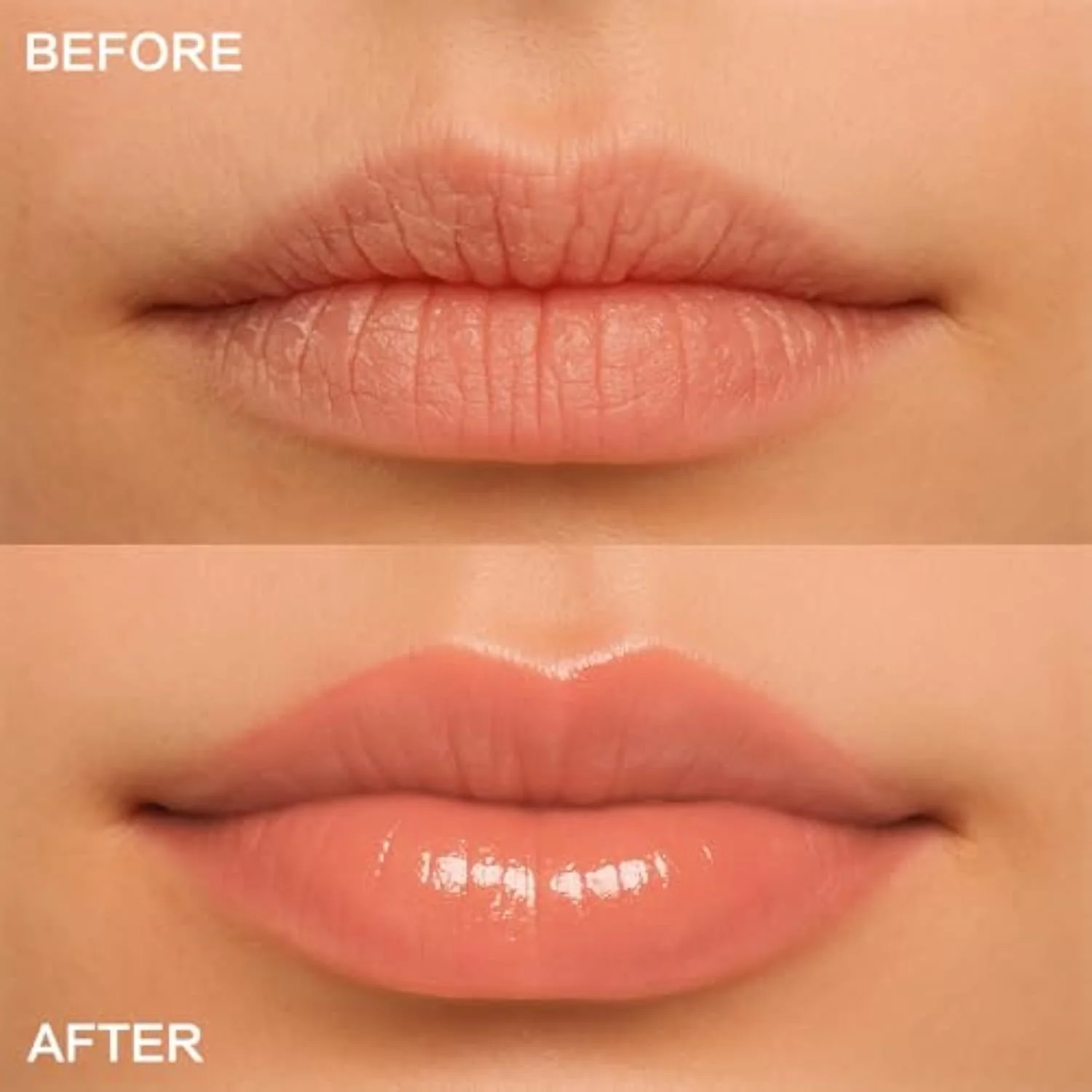 Butter Lip Gloss, Hydrating & Moisturizing Lipgloss with Metal Tip, Lightweight, Non-Sticky, Smooth, Nourishing for High-shine Finish(01 Clear)