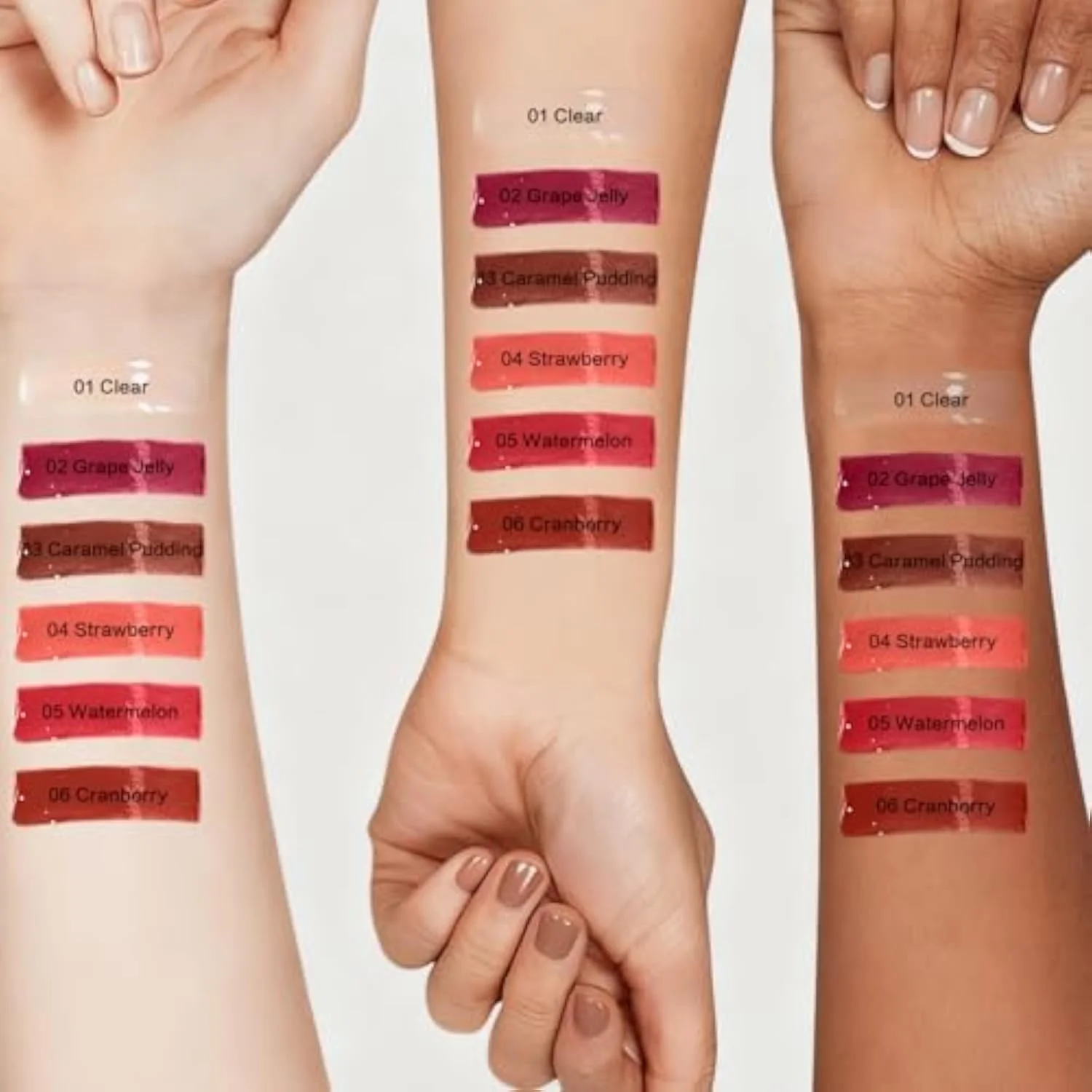 Butter Lip Gloss, Hydrating & Moisturizing Lipgloss with Metal Tip, Lightweight, Non-Sticky, Smooth, Nourishing for High-shine Finish(01 Clear)