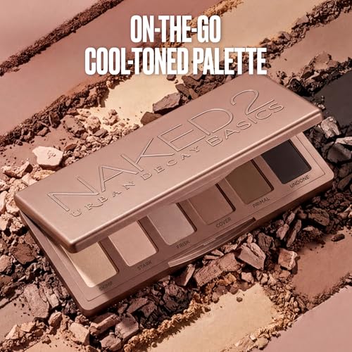 Naked2 Basics Matte Eyeshadow Palette - 6 Cool Neutral Shadows