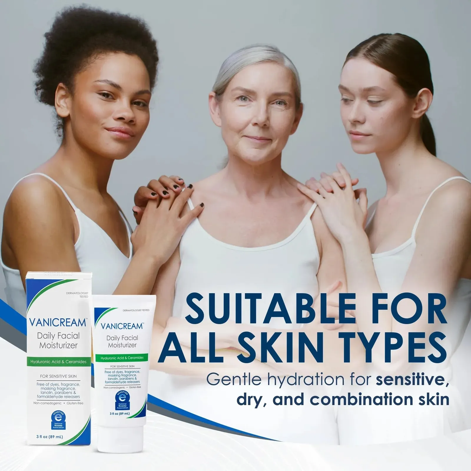 Daily Facial Moisturizer With Ceramides and Hyaluronic Acid