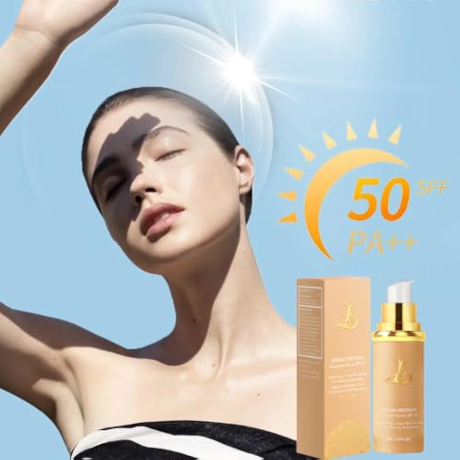 Foundation 4 in 1 - Color Changing Foundation, Medium Spectrum with SPF 50, Hypoallergenic Hydrating Liquid Concealer, Long-lasting & Waterproof Natural Finish - 1.0 fl oz