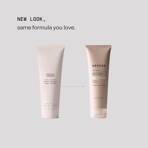 Press Restart Retinol Body Lotion - Cocoa Butter + Squalane Moisturizer for Dry Skin - Fir