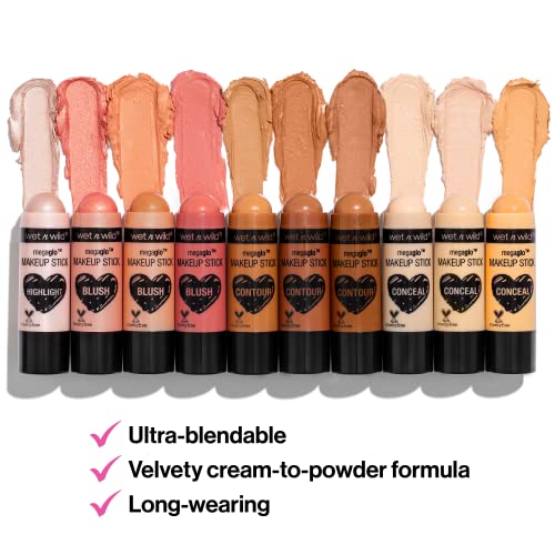 MegaGlo Makeup Stick Conceal and Contour Brown Oak's On You, 1.1 Ounce (Pack of 1), 804a