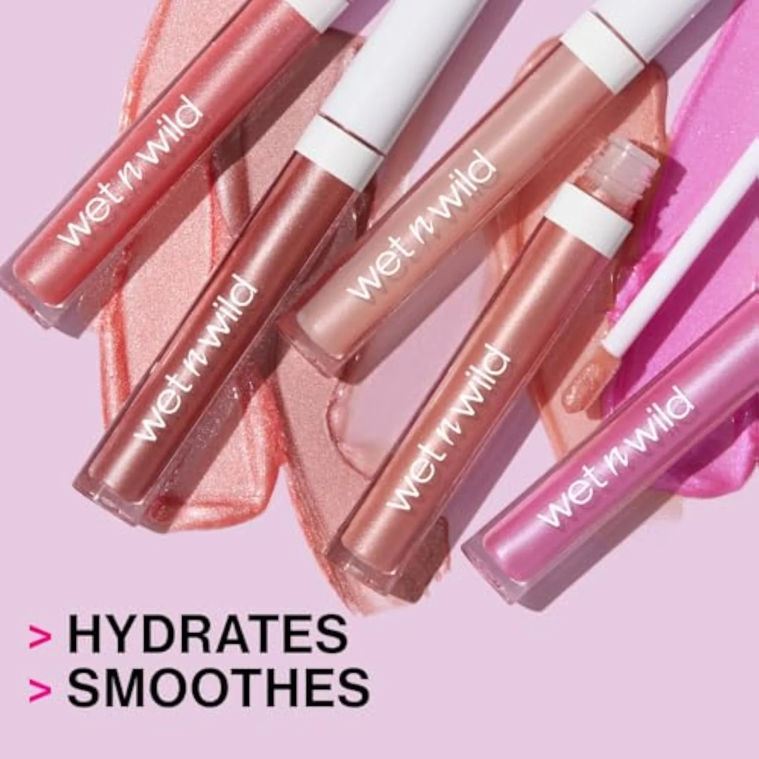 MegaSlicks Lip Gloss, Ultra-Glossy, Vitamin-E Enriched, Ultra-Gloss High Shine Moisturizing, Cruelty-Free & Vegan - Crystal Clear