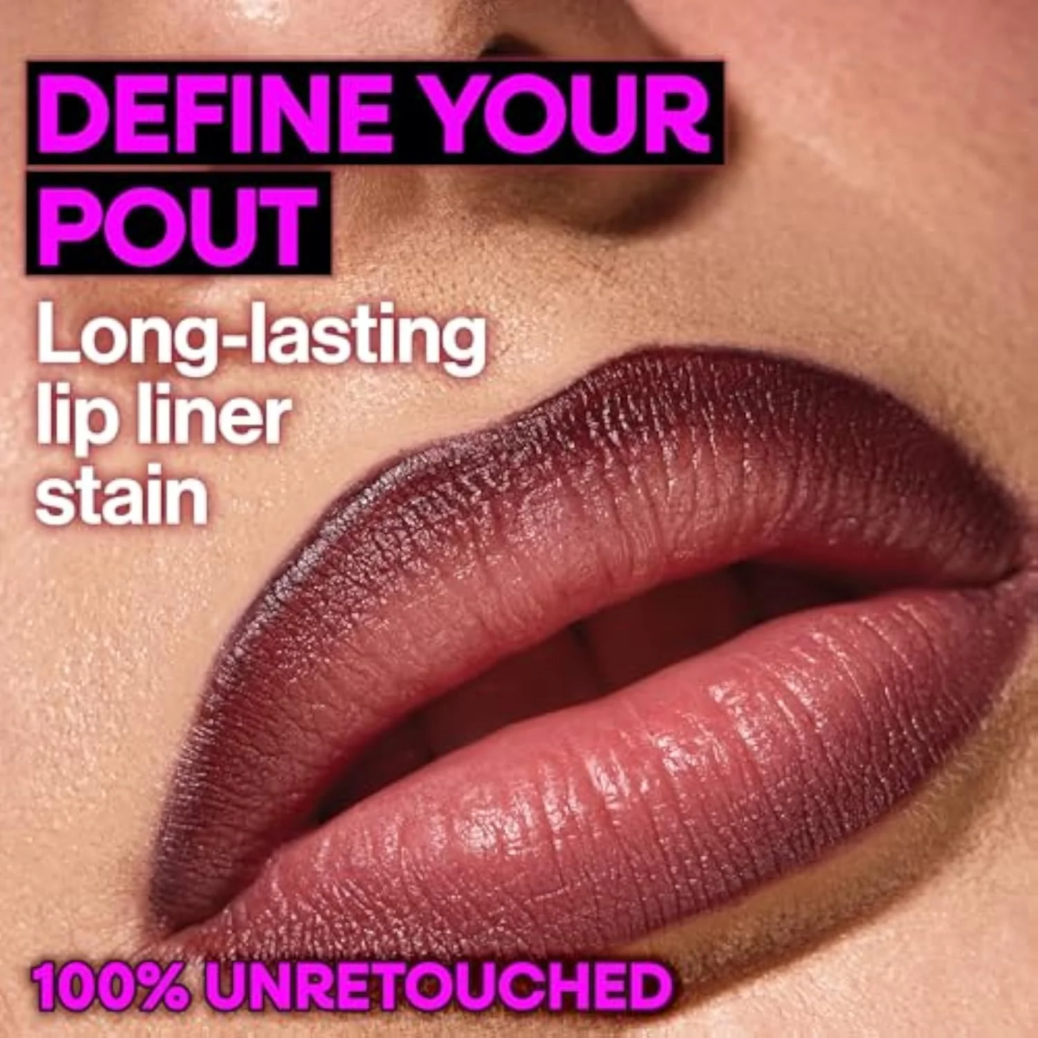 Perfect Pout Lip Liner Stain, Long-Lasting Transfer-Proof Formula with Blade-Like Applicator for Precision & Full Lip Coverage, Vegan & Cruelty-Free - Nude Tights