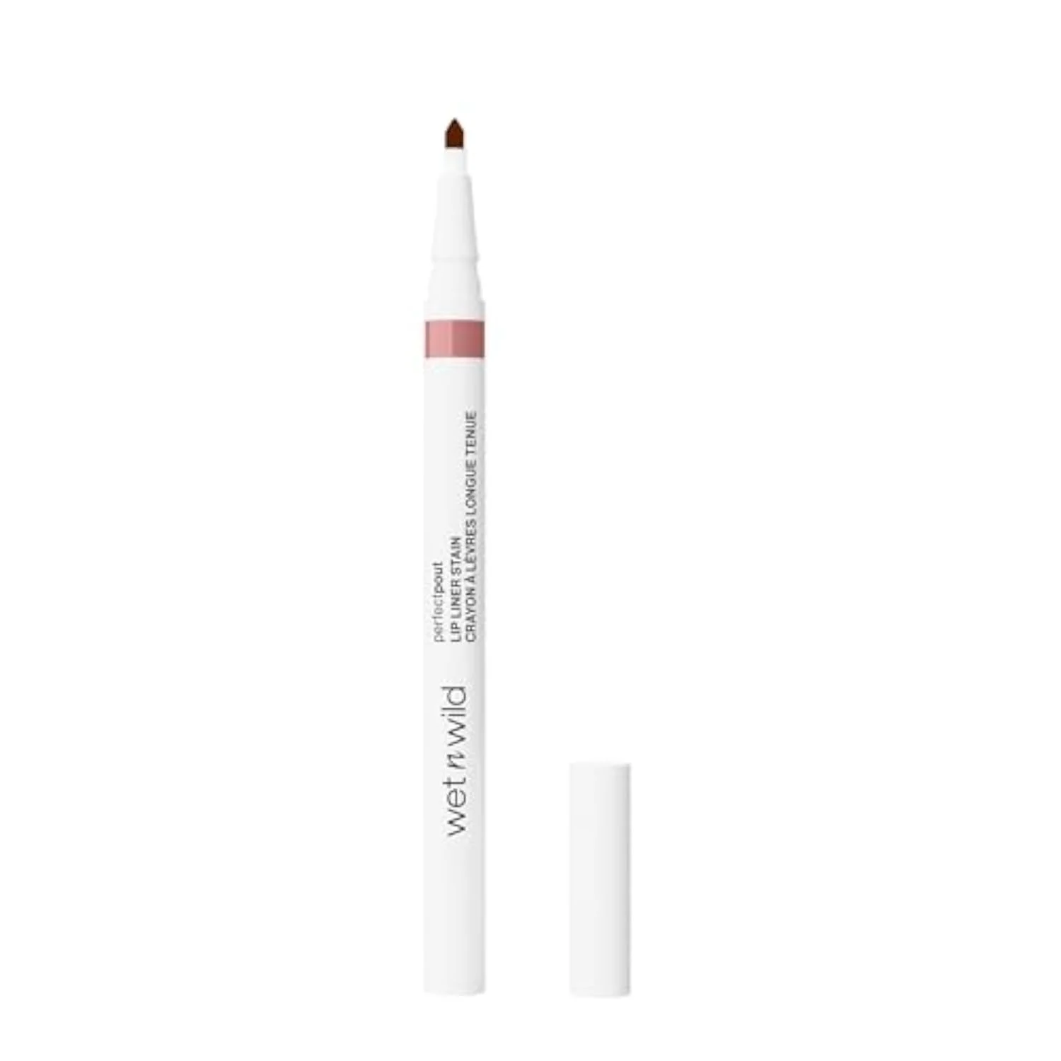 Perfect Pout Lip Liner Stain, Long-Lasting Transfer-Proof Formula with Blade-Like Applicator for Precision & Full Lip Coverage, Vegan & Cruelty-Free - Nude Tights
