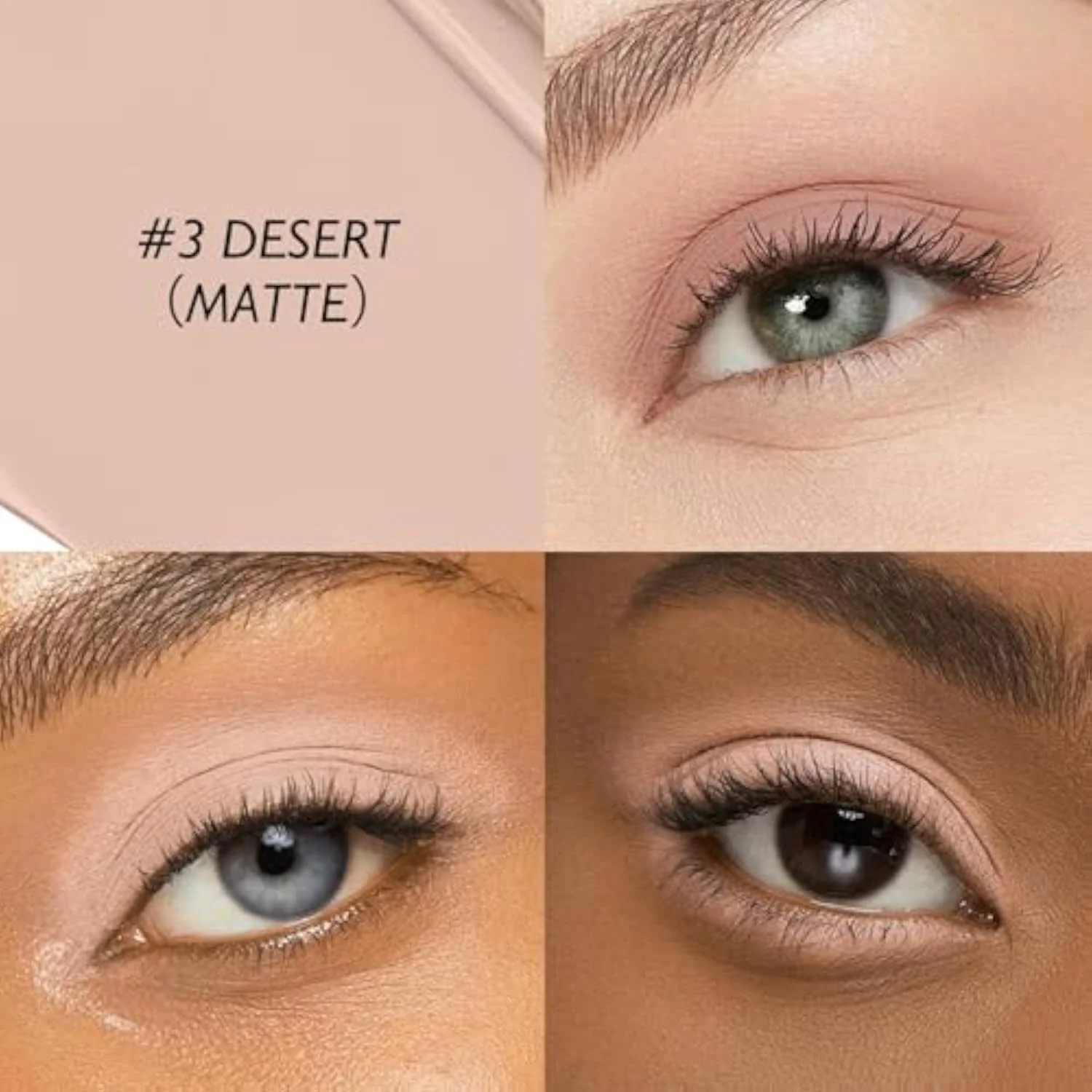 Eyeshadow Stick Matte Eye Brightener Pencil Cream Nude Eye Shadow Base Crayon Long-Lasting Crease-Proof Naked Eyeshadow Blendable High Pigmented Single Eyeliner Makeup for Wo