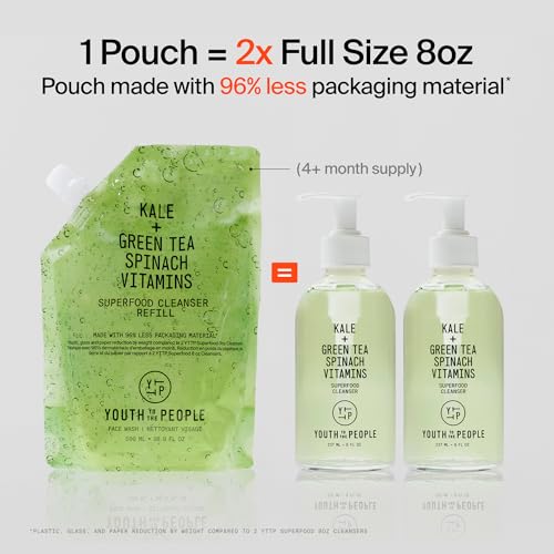 Superfood Cleanser Home Refill Bundle Set